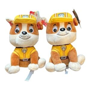PAW Patrol The Movie: 8" Inch Plush Toys - Lot of 2 - New With Tags Kids